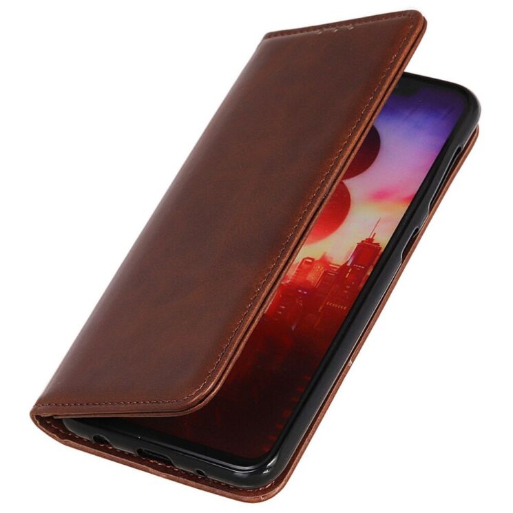 Чохол-книжка Deexe Wallet Case для OPPO Reno 10 / 10 Pro - Coffee: фото 5 з 8