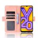 Чехол-книжка Deexe Wallet Stand для VIVO Y20 (V2027) / Y12s - Rose Gold (268417RG). Фото 4 из 12