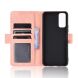 Чехол-книжка Deexe Wallet Stand для VIVO Y20 (V2027) / Y12s - Rose Gold (268417RG). Фото 3 из 12