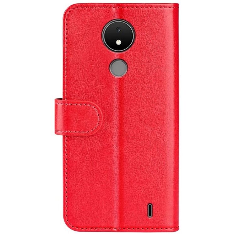 Чехол-книжка Deexe Wallet Style для Nokia C21 - Red: фото 5 из 7