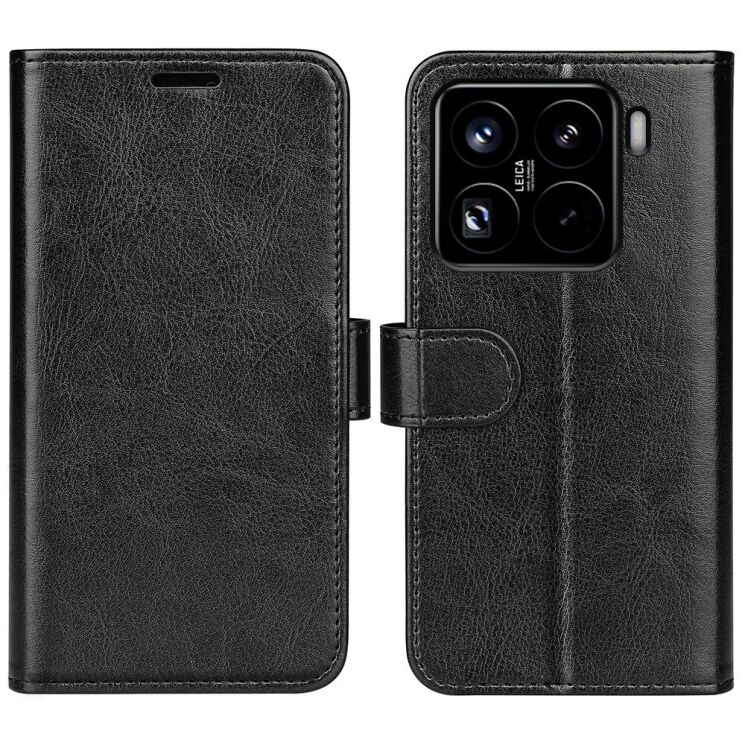 Чехол-книжка Deexe Wallet Style для Xiaomi 15 Pro - Black: фото 1 из 9