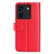 Чехол-книжка Deexe Wallet Style для Xiaomi Poco M7 Pro - Red (374401R). Фото 6 из 6