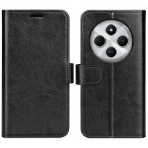Чехол-книжка Deexe Wallet Style для Xiaomi Redmi 14C / Redmi A4 5G / Poco C75 - Black: фото 1 из 11