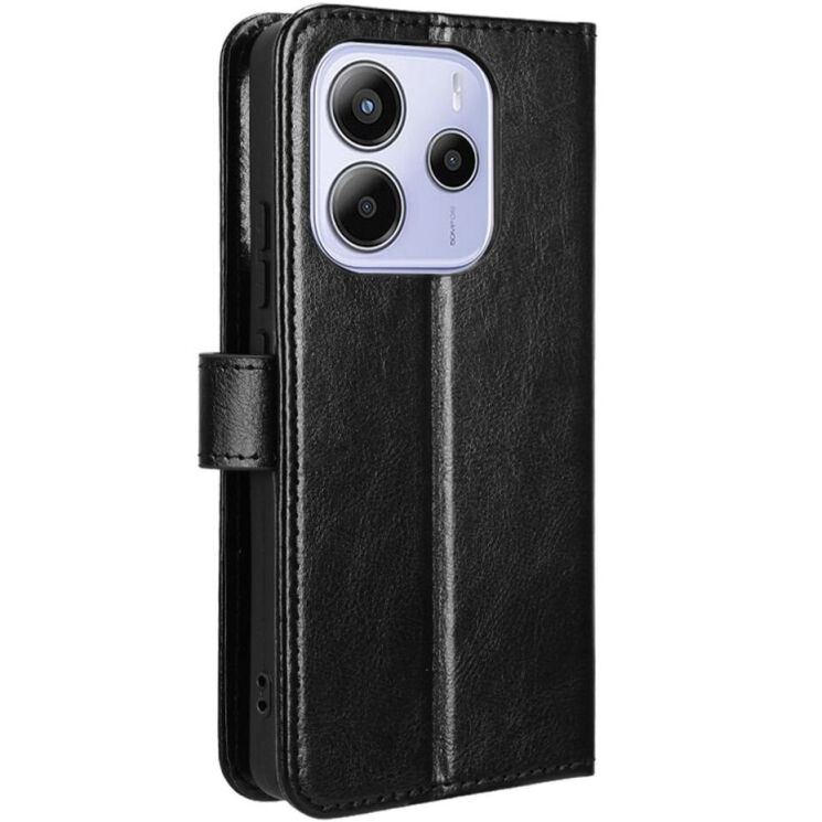 Чехол-книжка Deexe Wallet Style для Xiaomi Redmi Note 14 4G - Black: фото 6 из 6