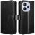 Чехол-книжка Deexe Wallet Style для Xiaomi Redmi Note 14 4G - Black: фото 1 из 6