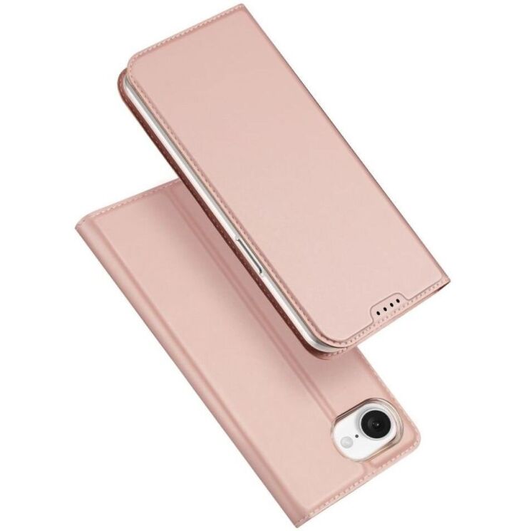 Чохол-книжка DUX DUCIS Skin Pro для Apple iPhone 16e - Pink: фото 1 з 9
