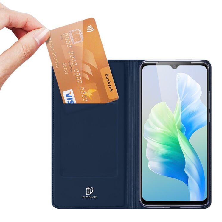 Чехол-книжка DUX DUCIS Skin Pro для VIVO V23e - Blue: фото 3 из 25