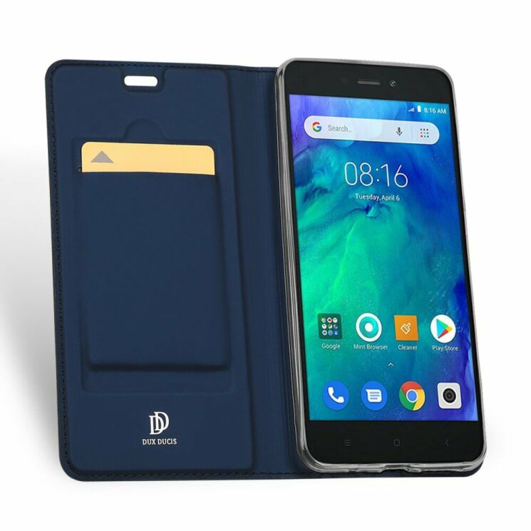 Чехол-книжка DUX DUCIS Skin Pro для Xiaomi Redmi Go - Dark Blue: фото 3 из 17