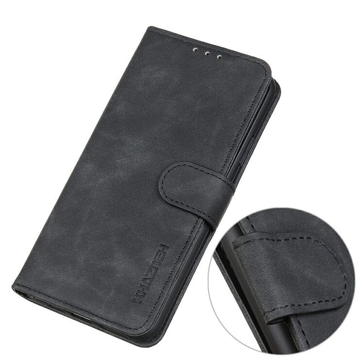 Чехол-книжка KHAZNEH Retro Wallet для Google Pixel 9a - Black: фото 6 из 8
