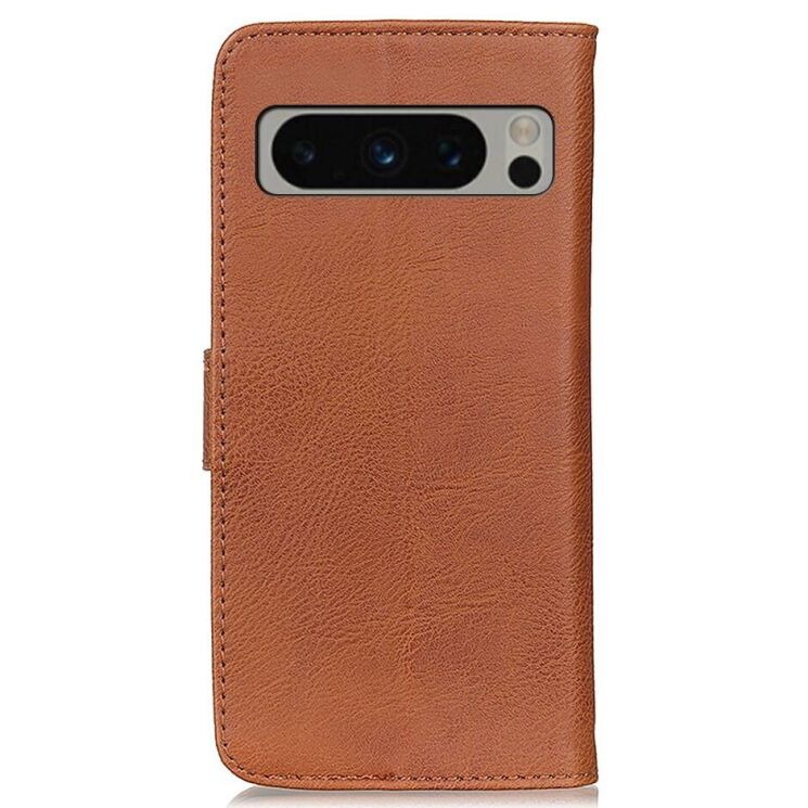 Чехол-книжка KHAZNEH Wallet Cover для Google Pixel 8 Pro - Brown: фото 7 из 9