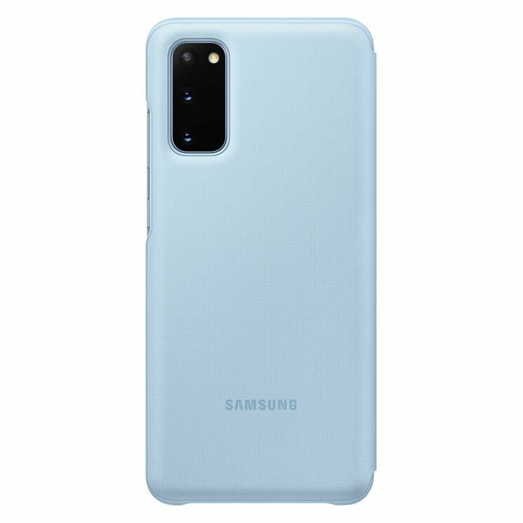 Чохол-книжка LED View Cover для Samsung Galaxy S20 (G980) EF-NG980PLEGRU - Sky Blue: фото 2 з 2