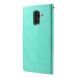 Чехол-книжка MERCURY Classic Wallet для Samsung Galaxy A6+ 2018 (A605) - Cyan (189639C). Фото 2 из 6