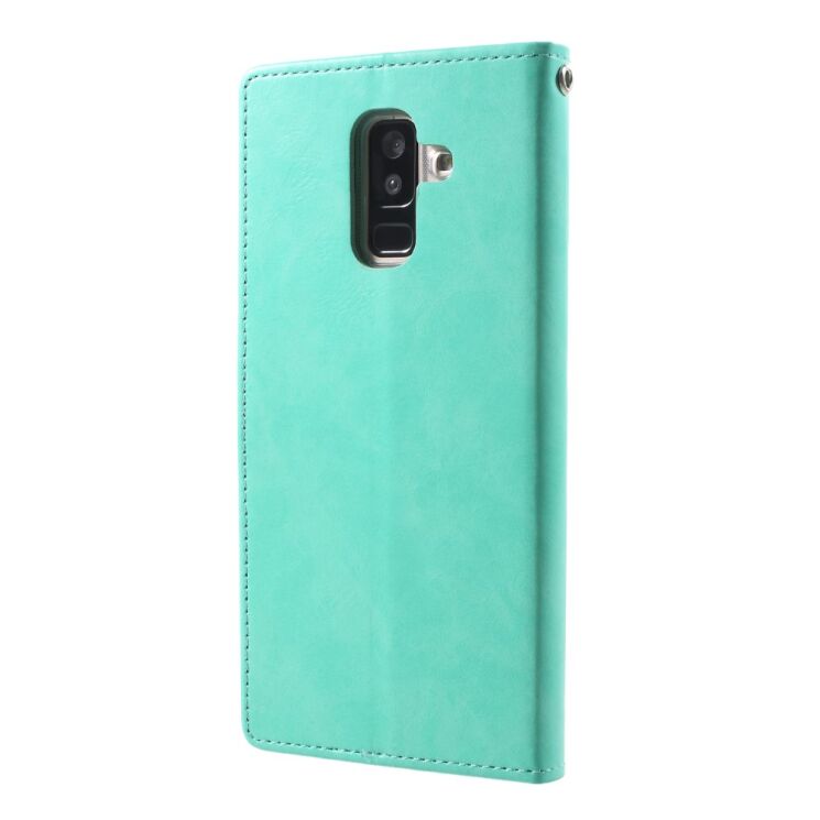 Чехол-книжка MERCURY Classic Wallet для Samsung Galaxy A6+ 2018 (A605) - Cyan: фото 2 из 6