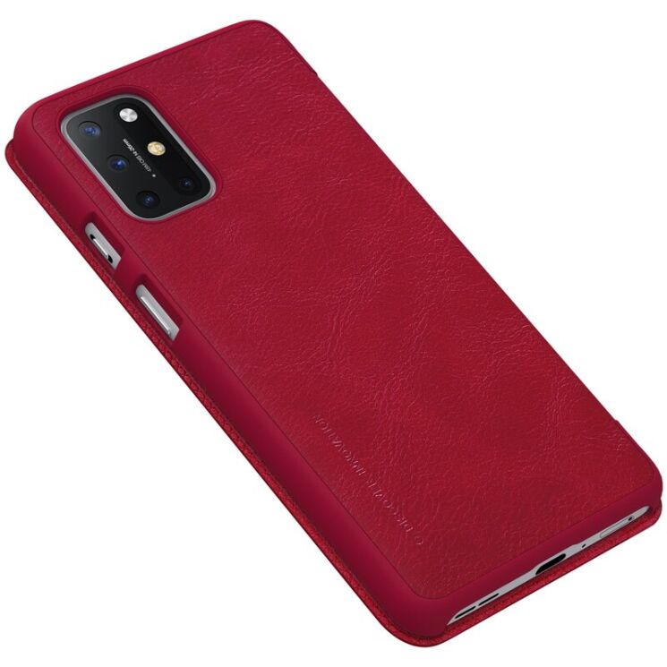 Чехол-книжка NILLKIN Qin Series для OnePlus 8T - Red: фото 4 из 18