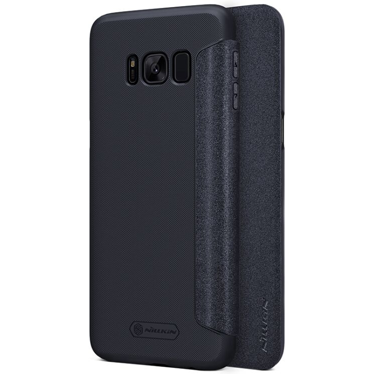 Чохол-книжка NILLKIN Sparkle Series для Samsung Galaxy S8 (G950) - Black: фото 1 з 14