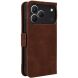 Чохол-книжка з кишеньками Deexe Wallet Stand для TECNO Spark 50 - Brown (432404Z). Фото 7 з 17