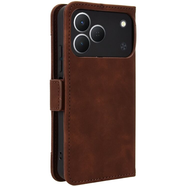 Чохол-книжка з кишеньками Deexe Wallet Stand для TECNO Spark 50 - Brown (432404Z) Чохол-книжка з кишеньками Deexe Wallet Stand для TECNO Spark 50 - Brown: фото 7 з 17