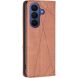 Чохол-книжка з кишеньками UniCase Geometric Pattern для Samsung Galaxy A18 / A17 (A175) / A26 (A266) - Brown (385064Z). Фото 3 з 10