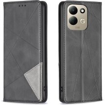 Чехол-книжка с карманами UniCase Geometric Pattern для Xiaomi Redmi 17 - Black: фото 1 из 9