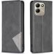 Чехол-книжка с карманами UniCase Geometric Pattern для Xiaomi Redmi 17 - Black (429004B). Фото 1 из 9