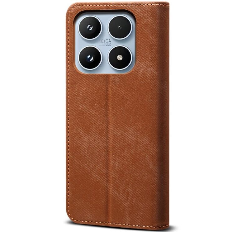Чехол-книжка с карманами UniCase Jeans Wallet для Xiaomi 17 - Coffee (390633F) Чехол-книжка с карманами UniCase Jeans Wallet для Xiaomi 17 - Coffee: фото 6 из 7