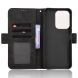 Чехол-книжка с кармашками Deexe Wallet Stand для Xiaomi Poco C95 Pro - Black (429205B). Фото 4 из 15