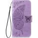 Чохол-книжка з малюнком UniCase Butterfly Pattern для iPhone 18 Pro Max / 17 Pro Max - Light Purple (423827LV). Фото 5 з 9