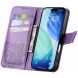 Чохол-книжка з малюнком UniCase Butterfly Pattern для iPhone 18 Pro Max / 17 Pro Max - Light Purple (423827LV). Фото 2 з 9