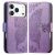 Чохол-книжка з малюнком UniCase Butterfly Pattern для iPhone 18 Pro Max / 17 Pro Max - Light Purple: фото 1 з 9