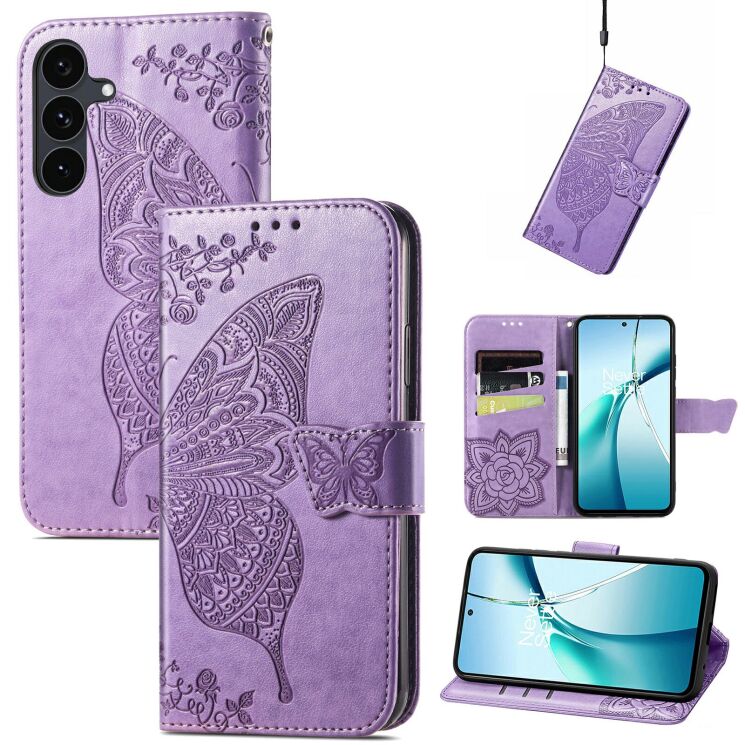 Чехол-книжка с рисунком UniCase Butterfly Pattern для Samsung Galaxy S26 FE - Light Purple (412726LV) Чехол-книжка с рисунком UniCase Butterfly Pattern для Samsung Galaxy S26 FE - Light Purple: фото 4 из 6