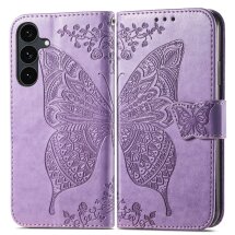 Чехол-книжка с рисунком UniCase Butterfly Pattern для Samsung Galaxy S26 FE - Light Purple: фото 1 из 6