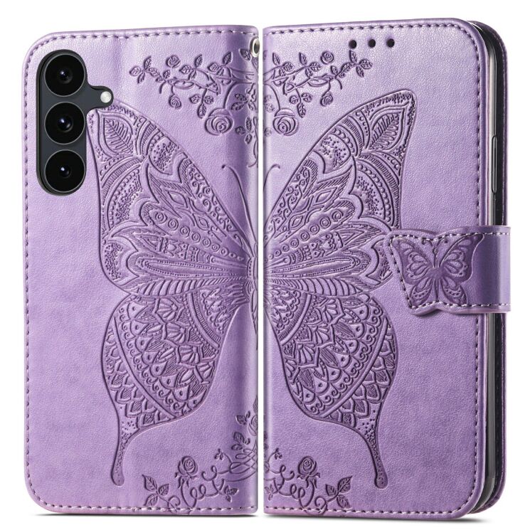 Чехол-книжка с рисунком UniCase Butterfly Pattern для Samsung Galaxy S26 FE - Light Purple (412726LV) Чехол-книжка с рисунком UniCase Butterfly Pattern для Samsung Galaxy S26 FE - Light Purple: фото 1 из 6
