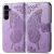 Чехол-книжка с рисунком UniCase Butterfly Pattern для Samsung Galaxy S26 FE - Light Purple: фото 1 из 6