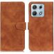 Чехол-книжка с застежкой KHAZNEH Retro Wallet для Motorola Edge 70 Max - Brown (435514Z). Фото 1 из 8