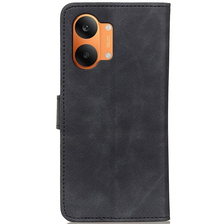 Чехол-книжка с застежкой KHAZNEH Retro Wallet для Xiaomi Poco X8 Pro Max - Black: фото 4 из 8