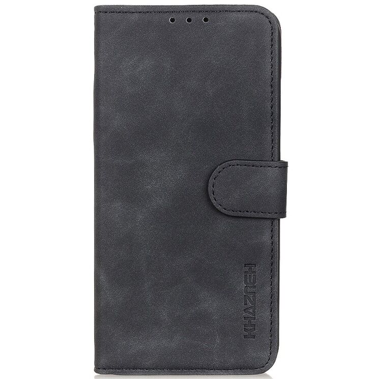 Чехол-книжка с застежкой KHAZNEH Retro Wallet для Xiaomi Poco X8 Pro Max - Black: фото 5 из 8