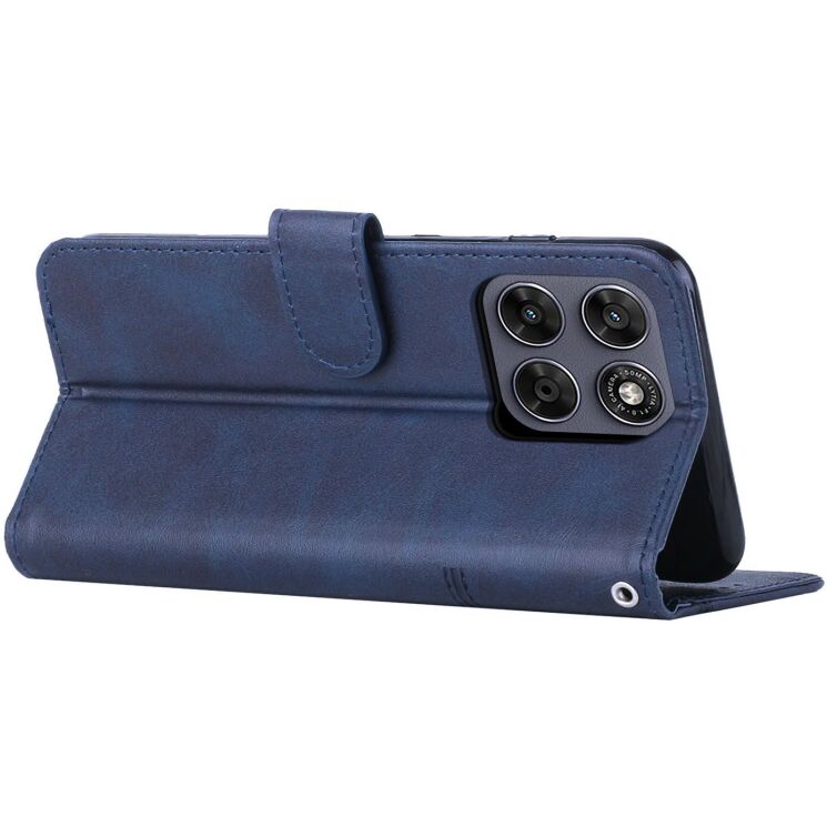 Чохол-книжка з застібкою UniCase Jet Cover для Motorola Moto G77 - Blue: фото 3 з 10