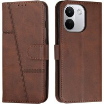 Чехол-книжка с застежкой UniCase Jet Cover для Xiaomi Redmi Note 17 Pro Max / 17 Pro Plus - Brown: фото 1 из 10