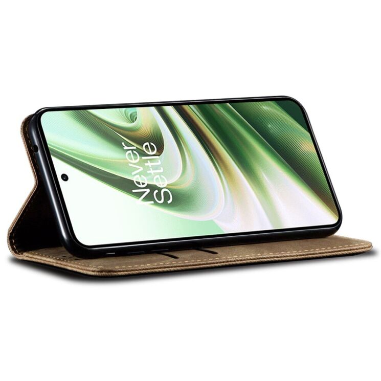 Чохол-книжка UniCase Jeans Wallet для OnePlus 13T - Khaki: фото 3 з 6