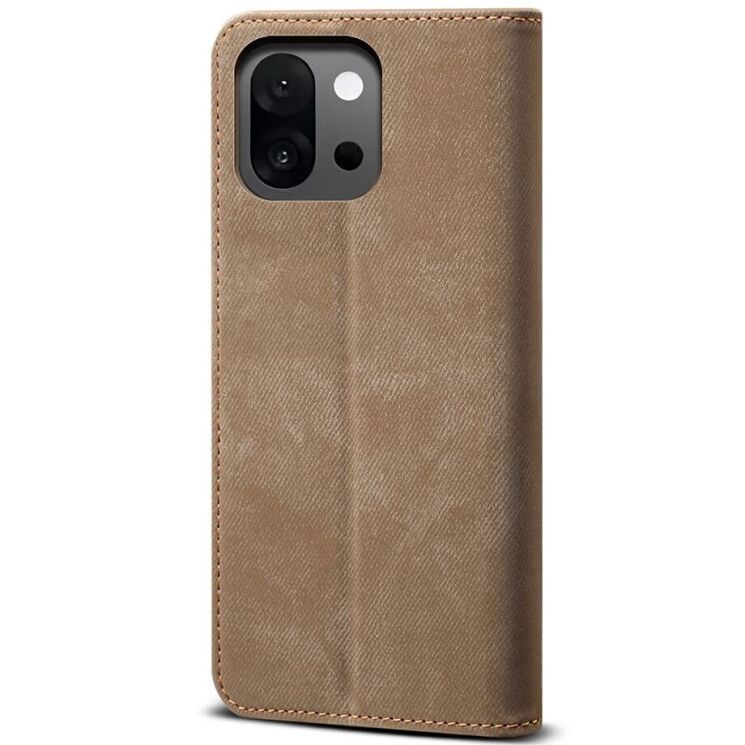 Чохол-книжка UniCase Jeans Wallet для OnePlus 13T - Khaki: фото 6 з 6