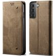 Чехол-книжка UniCase Jeans Wallet для Samsung Galaxy S21 FE (G990) - Green (230617G)
