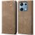 Чехол-книжка UniCase Jeans Wallet для Xiaomi Redmi Note 14S - Khaki: фото 1 из 7