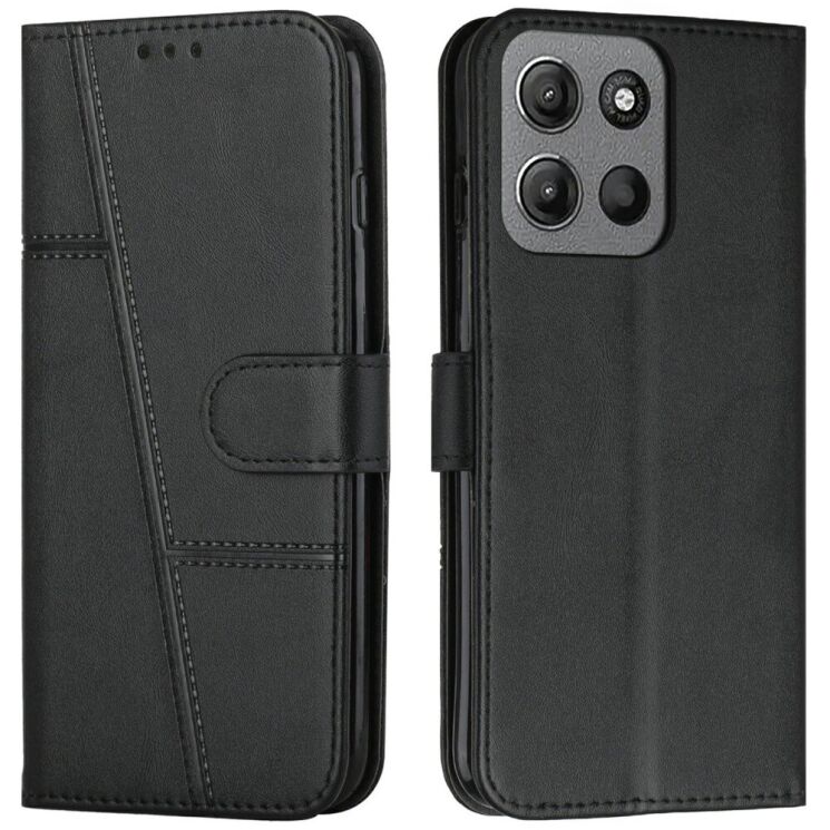 Чохол-книжка UniCase Jet Cover для Motorola Moto G15 - Black: фото 1 з 11