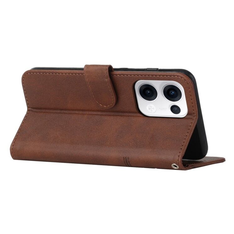 Чохол-книжка UniCase Jet Cover для OPPO Reno 13 5G - Brown: фото 3 з 10