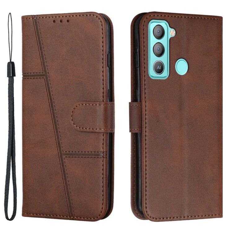 Чехол-книжка UniCase Jet Cover для Tecno POP 5 LTE (BD4i) - Brown: фото 1 из 11