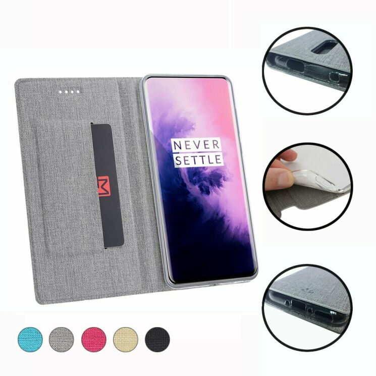 Чохол-книжка VILI DMX Style для OnePlus 7 Pro - Black: фото 8 з 10