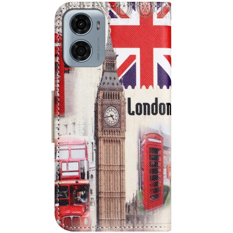 Чохол з малюнком Deexe Color Wallet для Motorola Moto G06 - London Big Ben: фото 5 з 5
