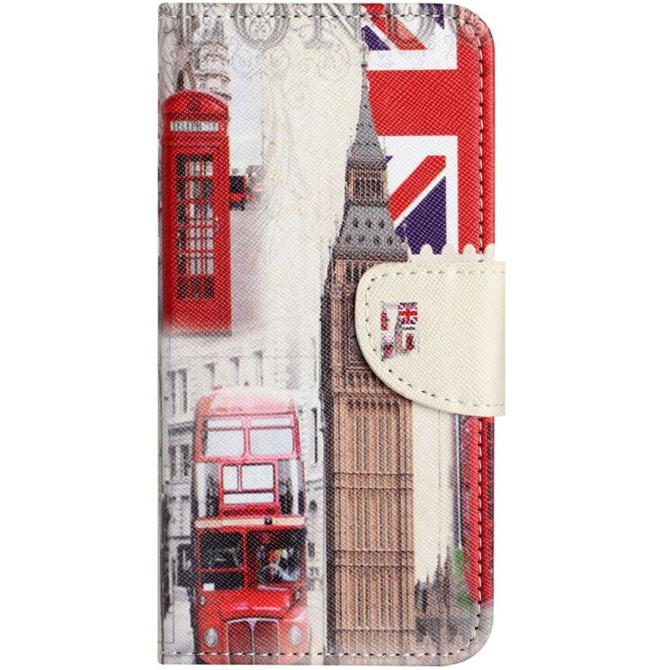 Чохол з малюнком Deexe Color Wallet для Motorola Moto G06 - London Big Ben: фото 4 з 5