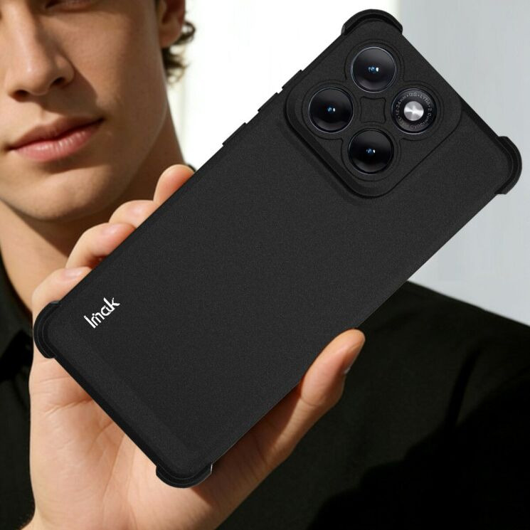 Чехол с усиленными углами IMAK Airbag MAX Case для Motorola Edge 70 Fusion - Matte Black: фото 8 из 9