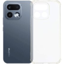 Чохол з посиленими кутами UniCase AirBag для Realme 16 Pro - Transparent: фото 1 з 5